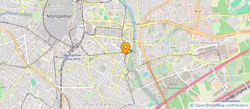 localisation de l'entreprise MONSIEUR RAPHAEL BENHAFESSA à MONTPELLIER