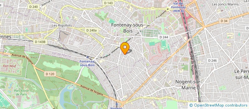 localisation de l'entreprise MONSIEUR RAPHAEL BENKEMOUN à FONTENAY-SOUS-BOIS
