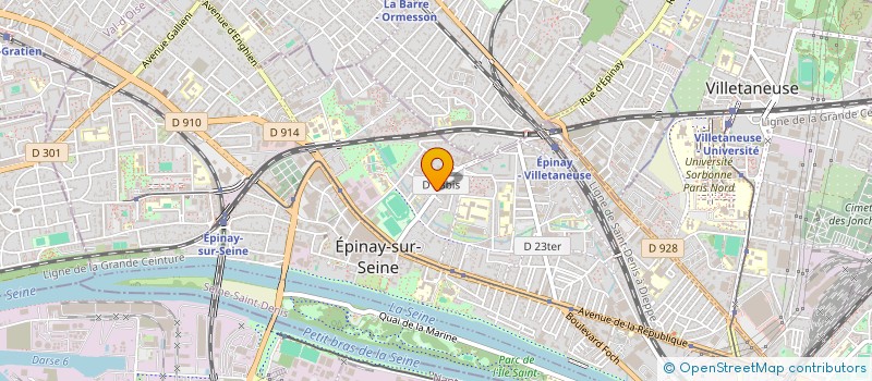 localisation de l'entreprise MONSIEUR RAPHAEL BENSAID à EPINAY-SUR-SEINE