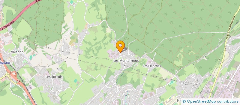 localisation de l'entreprise MONSIEUR RAPHAEL BENUCCI  BESANCON