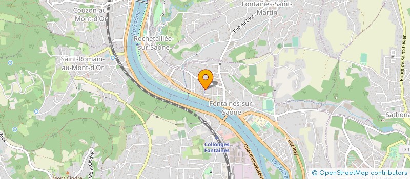 localisation de l'entreprise MONSIEUR RAPHAEL BERNAL  FONTAINES SUR SAONE