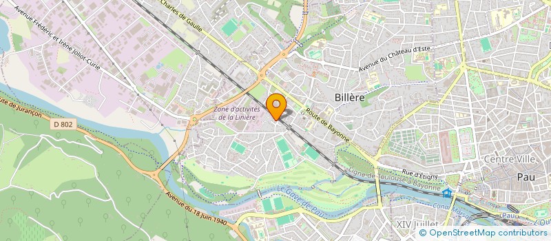 localisation de l'entreprise MONSIEUR RAPHAEL BERNES à BILLERE