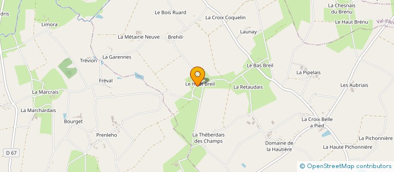 localisation de l'entreprise MONSIEUR RAPHAEL BESSE à PIPRIAC