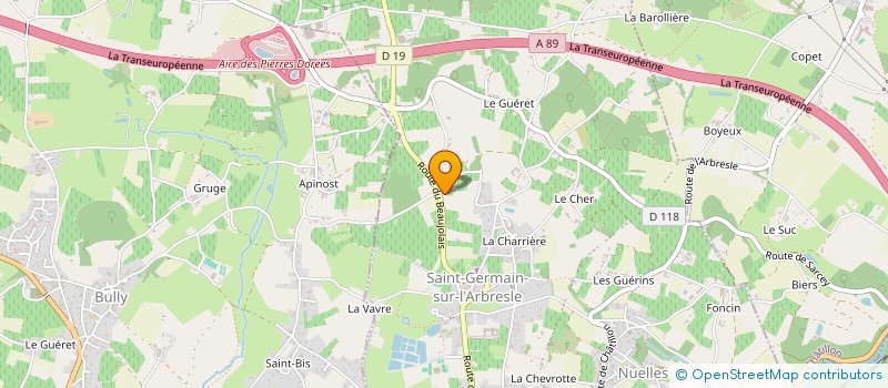 localisation de l'entreprise MONSIEUR RAPHAEL BEYSANG  SAINT-GERMAIN-NUELLES