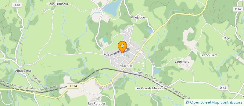 localisation de l'entreprise MONSIEUR RAPHAEL BISETTI à MARSAC