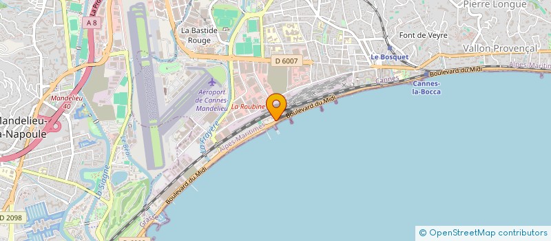 localisation de l'entreprise MONSIEUR RAPHAEL BISS  CANNES