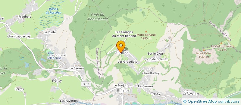 localisation de l'entreprise MONSIEUR RAPHAEL BLANC  BERNEX