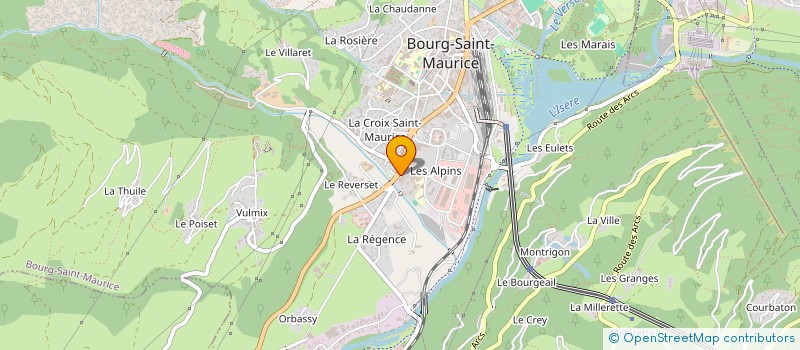 localisation de l'entreprise MONSIEUR RAPHAEL BLANC-TAILLEUR  BOURG-SAINT-MAURICE