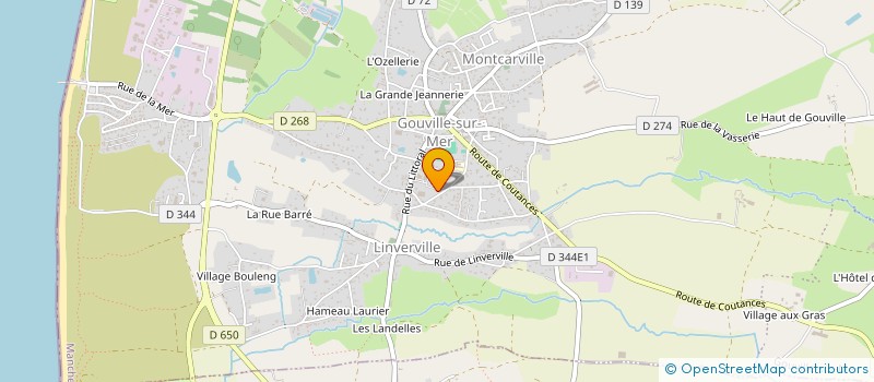 localisation de l'entreprise MONSIEUR RAPHAEL BLANCHARD  GOUVILLE-SUR-MER