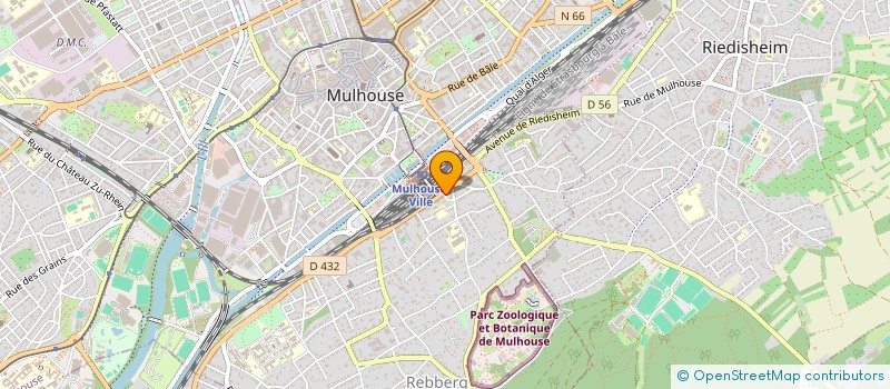 localisation de l'entreprise MONSIEUR RAPHAEL BLANCHEDENT  MULHOUSE