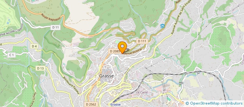 localisation de l'entreprise MONSIEUR RAPHAEL BLASCO  GRASSE