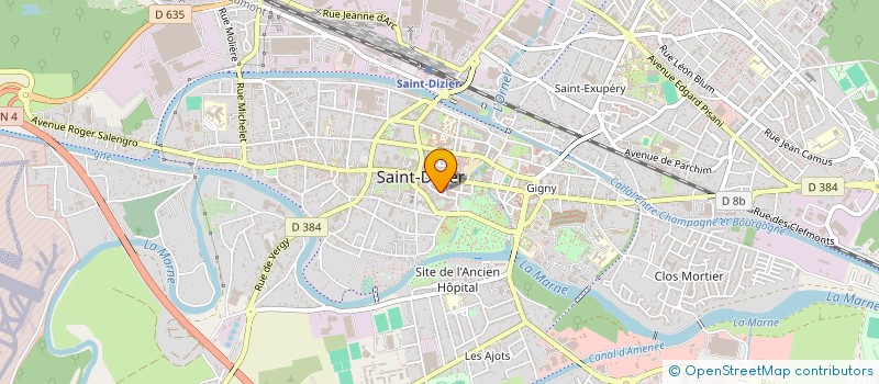 localisation de l'entreprise MONSIEUR RAPHAEL BOCCIARELLI à SAINT-DIZIER