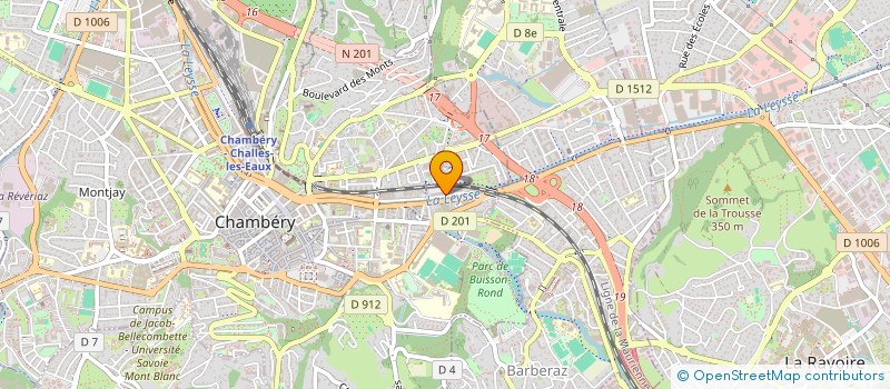 localisation de l'entreprise MONSIEUR RAPHAEL BOGEAT  CHAMBERY