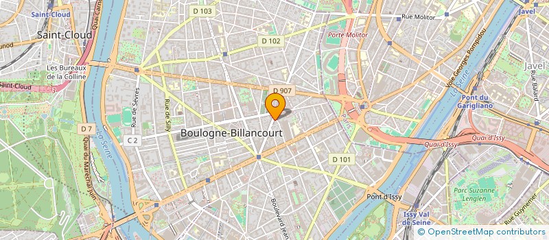 localisation de l'entreprise MONSIEUR RAPHAEL BOMPY à BOULOGNE-BILLANCOURT