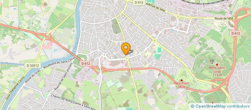 localisation de l'entreprise MONSIEUR RAPHAEL BONHOMME à AGDE