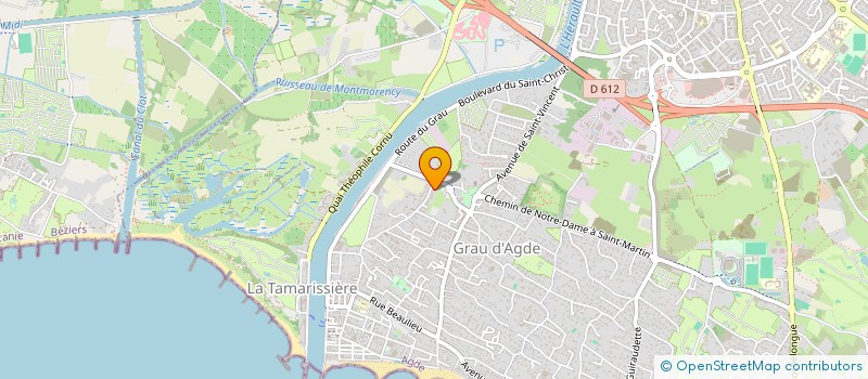 localisation de l'entreprise MONSIEUR RAPHAEL BONJEAN  AGDE