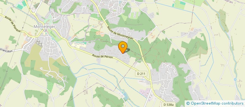 localisation de l'entreprise MONSIEUR RAPHAEL BORIASSE  MONTELEGER