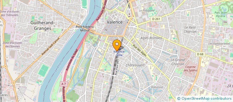 localisation de l'entreprise MONSIEUR RAPHAEL BOUCHIOUANE  VALENCE