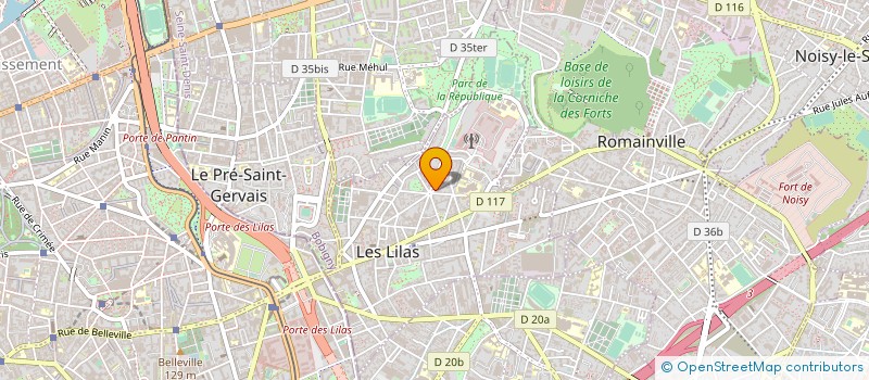 localisation de l'entreprise MONSIEUR RAPHAEL BOULAY à LES LILAS