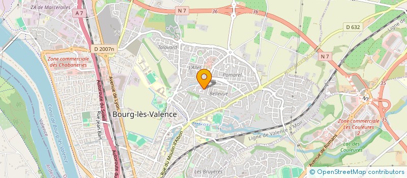 localisation de l'entreprise MONSIEUR RAPHAEL BOURGUIGNON à BOURG-LES-VALENCE