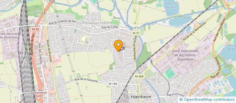 localisation de l'entreprise MONSIEUR RAPHAEL BRAVI  SOUFFELWEYERSHEIM