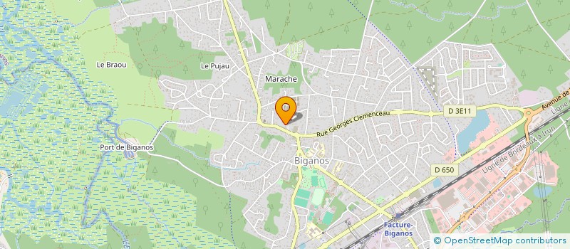 localisation de l'entreprise MONSIEUR RAPHAEL BREISCH  BIGANOS