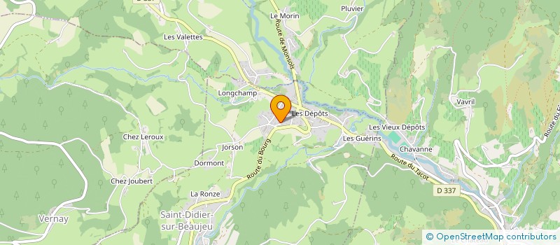 localisation de l'entreprise MONSIEUR RAPHAEL BRENANS  SAINT-DIDIER-SUR-BEAUJEU