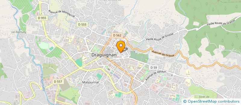 localisation de l'entreprise MONSIEUR RAPHAEL BRETON  DRAGUIGNAN