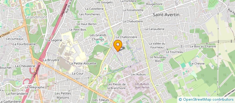 localisation de l'entreprise MONSIEUR RAPHAEL BRETON  SAINT-AVERTIN