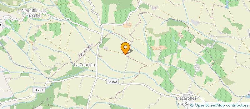 localisation de l'entreprise MONSIEUR RAPHAEL BRICE  LA COURTETE