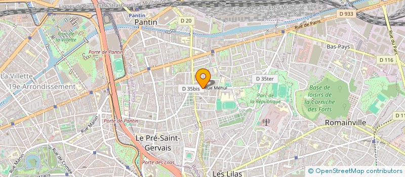 localisation de l'entreprise MONSIEUR RAPHAEL BRUNEL à PANTIN