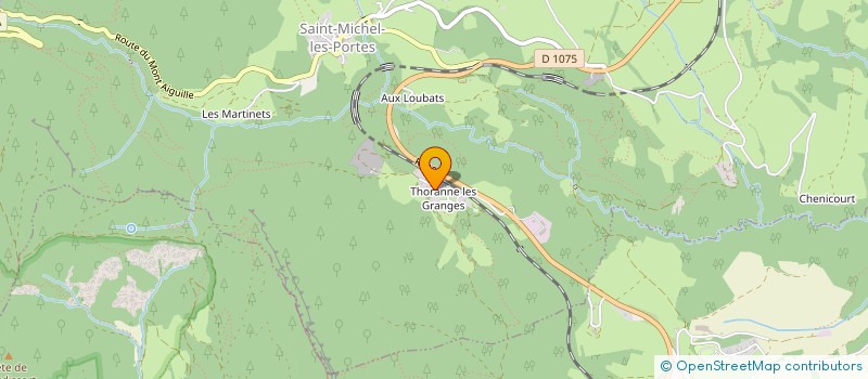 localisation de l'entreprise MONSIEUR RAPHAEL BRUNEL  SAINT-MICHEL-LES-PORTES