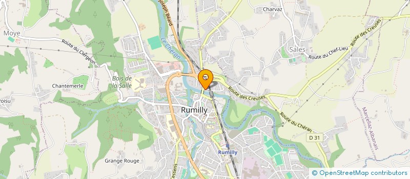 localisation de l'entreprise MONSIEUR RAPHAEL BURELLI  RUMILLY