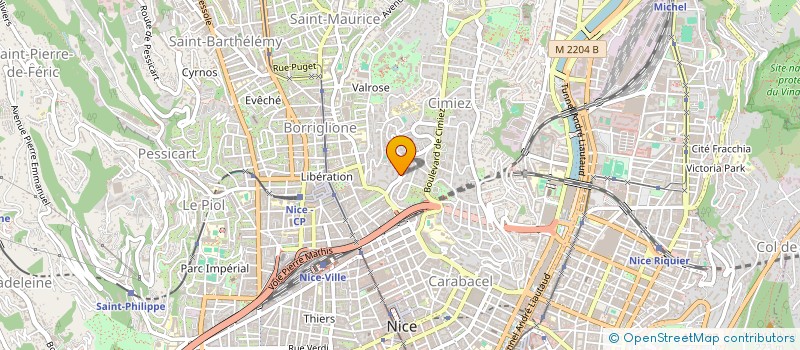 localisation de l'entreprise MONSIEUR RAPHAEL CABANE à NICE