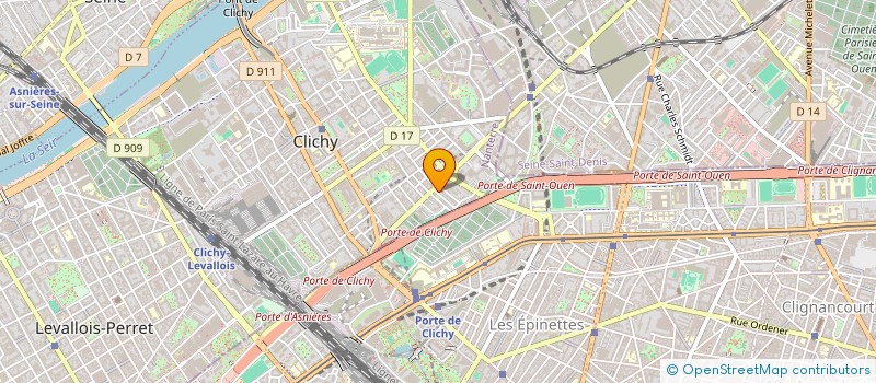 localisation de l'entreprise MONSIEUR RAPHAEL CABOTIN à CLICHY