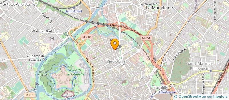 localisation de l'entreprise MONSIEUR RAPHAEL CAILLIAU à LILLE