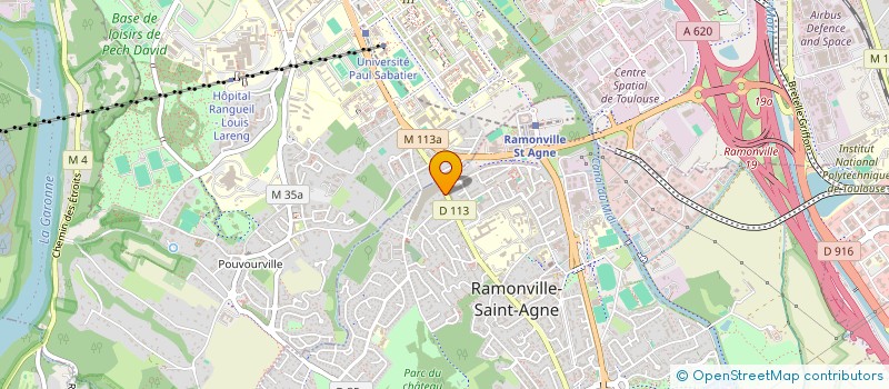 localisation de l'entreprise MONSIEUR RAPHAEL CALBET à RAMONVILLE-SAINT-AGNE