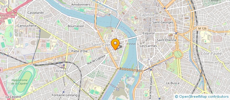 localisation de l'entreprise MONSIEUR RAPHAEL CAMUSET  TOULOUSE