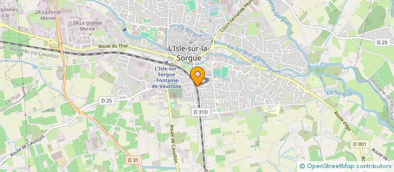 localisation de l'entreprise MONSIEUR RAPHAEL CANNELLE à L'ISLE-SUR-LA-SORGUE