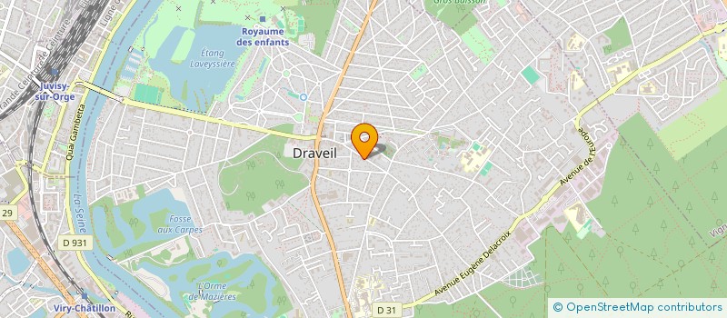 localisation de l'entreprise MONSIEUR RAPHAEL CAORS à DRAVEIL