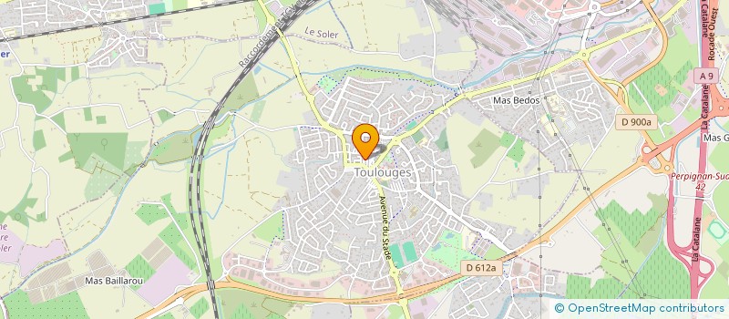 localisation de l'entreprise MONSIEUR RAPHAEL CAPALLERAS  TOULOUGES