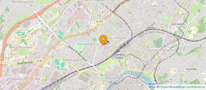 localisation de l'entreprise MONSIEUR RAPHAEL CARLIER à BESANCON