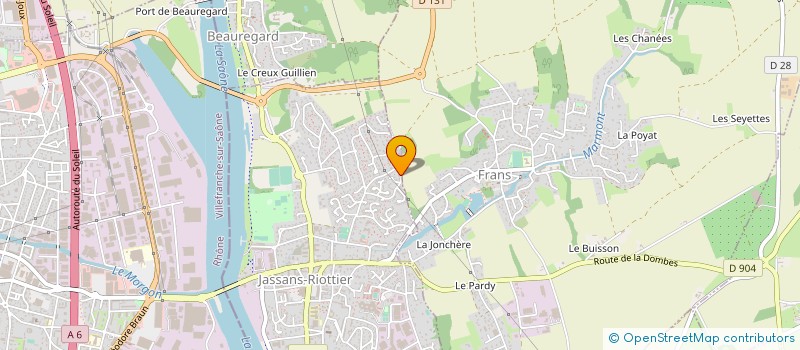 localisation de l'entreprise MONSIEUR RAPHAEL CARMINATI  JASSANS-RIOTTIER