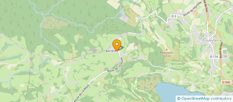 localisation de l'entreprise MONSIEUR RAPHAEL CASTAING  PEYROUSE