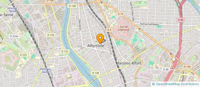 localisation de l'entreprise MONSIEUR RAPHAEL CATAYEE à ALFORTVILLE