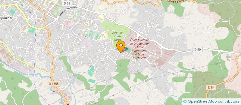 localisation de l'entreprise MONSIEUR RAPHAEL CAUCHETEUX  DRAGUIGNAN