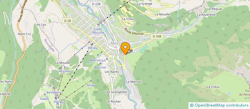 localisation de l'entreprise MONSIEUR RAPHAEL CHALENCON  MORZINE