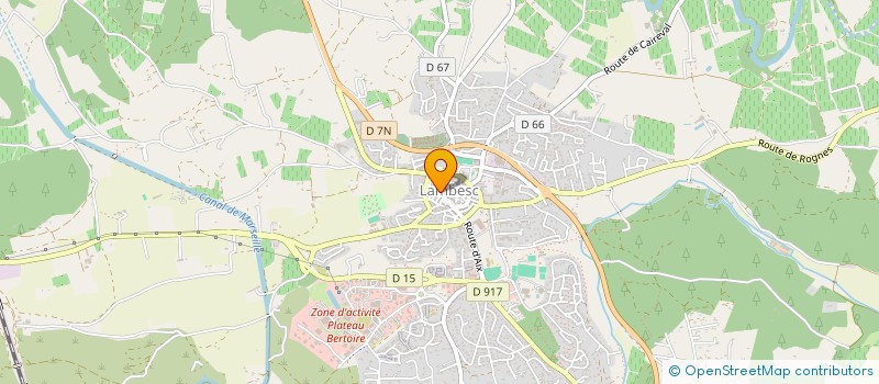 localisation de l'entreprise MONSIEUR RAPHAEL CHALMEL  LAMBESC