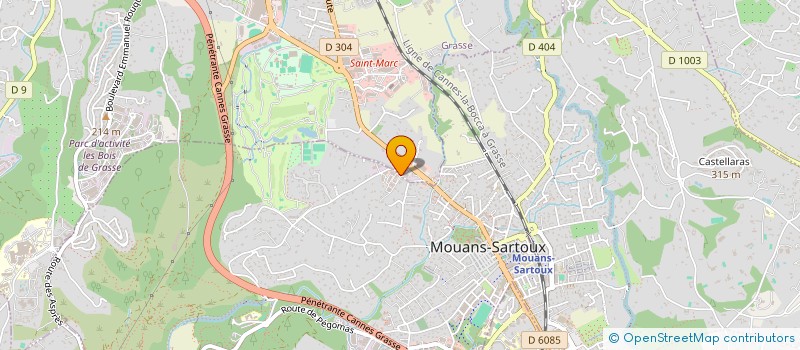 localisation de l'entreprise MONSIEUR RAPHAEL CHANTEREAU  MOUANS-SARTOUX