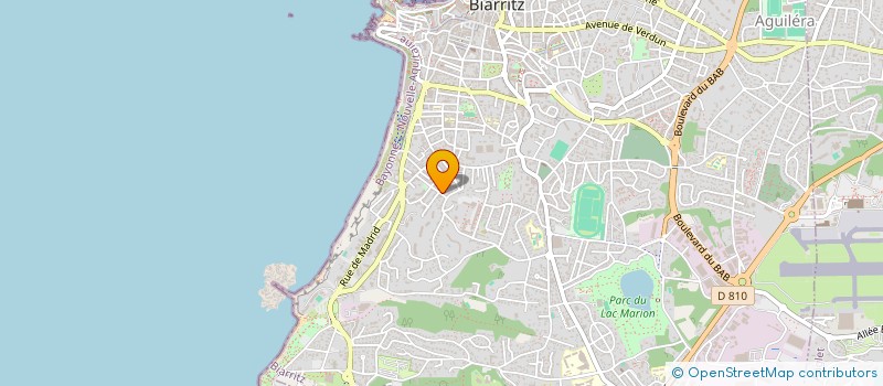 localisation de l'entreprise MONSIEUR RAPHAEL CHAPPERT  BIARRITZ